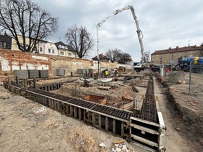 Z výstavby bytů ve Svitavách